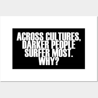 across cultures darker Posters and Art